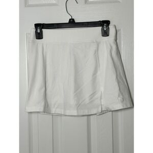 PINK Victorias Secret White Tennis Skirt Womens Small‎ Athleisure Sporty Skort